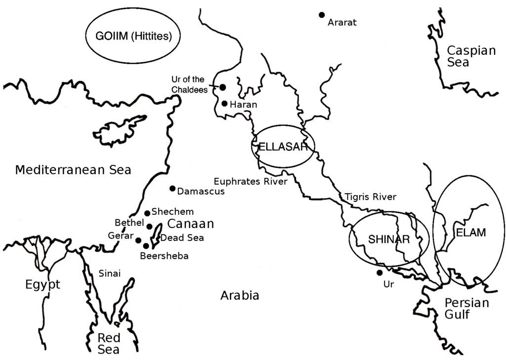 Genesis 11 Map